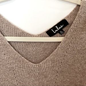 Lulus Casual Friday Taupe Sweater